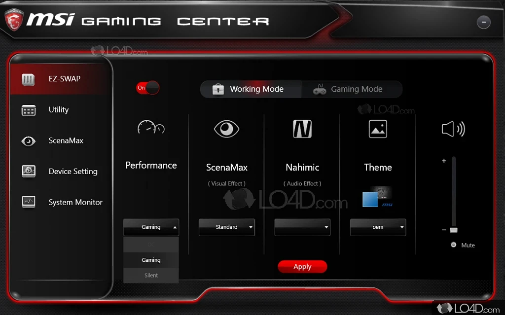 MSI Dragon Center Download Center