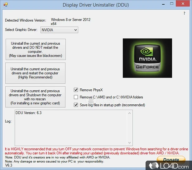 Uninstall unused drivers from computer - Screenshot of Driver Sweeper
