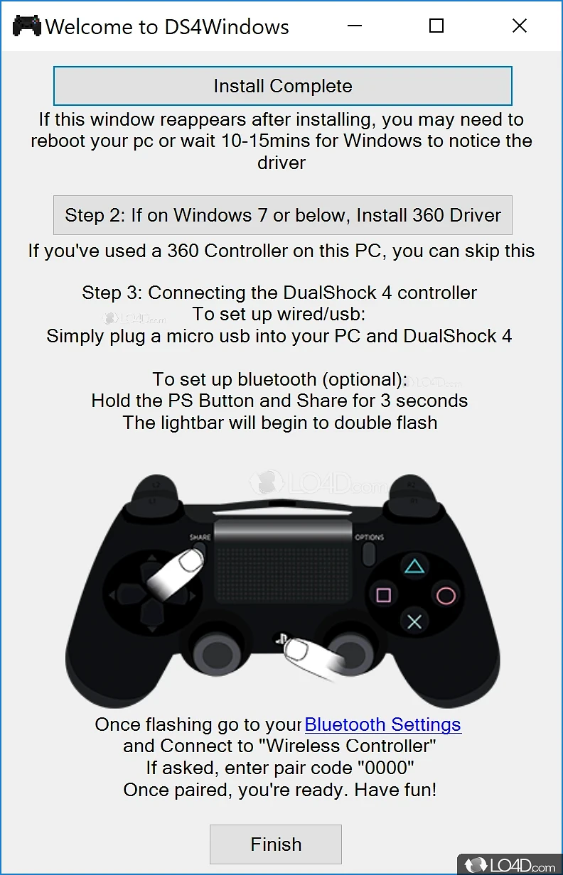 Ds4windows dualshock hot sale 3