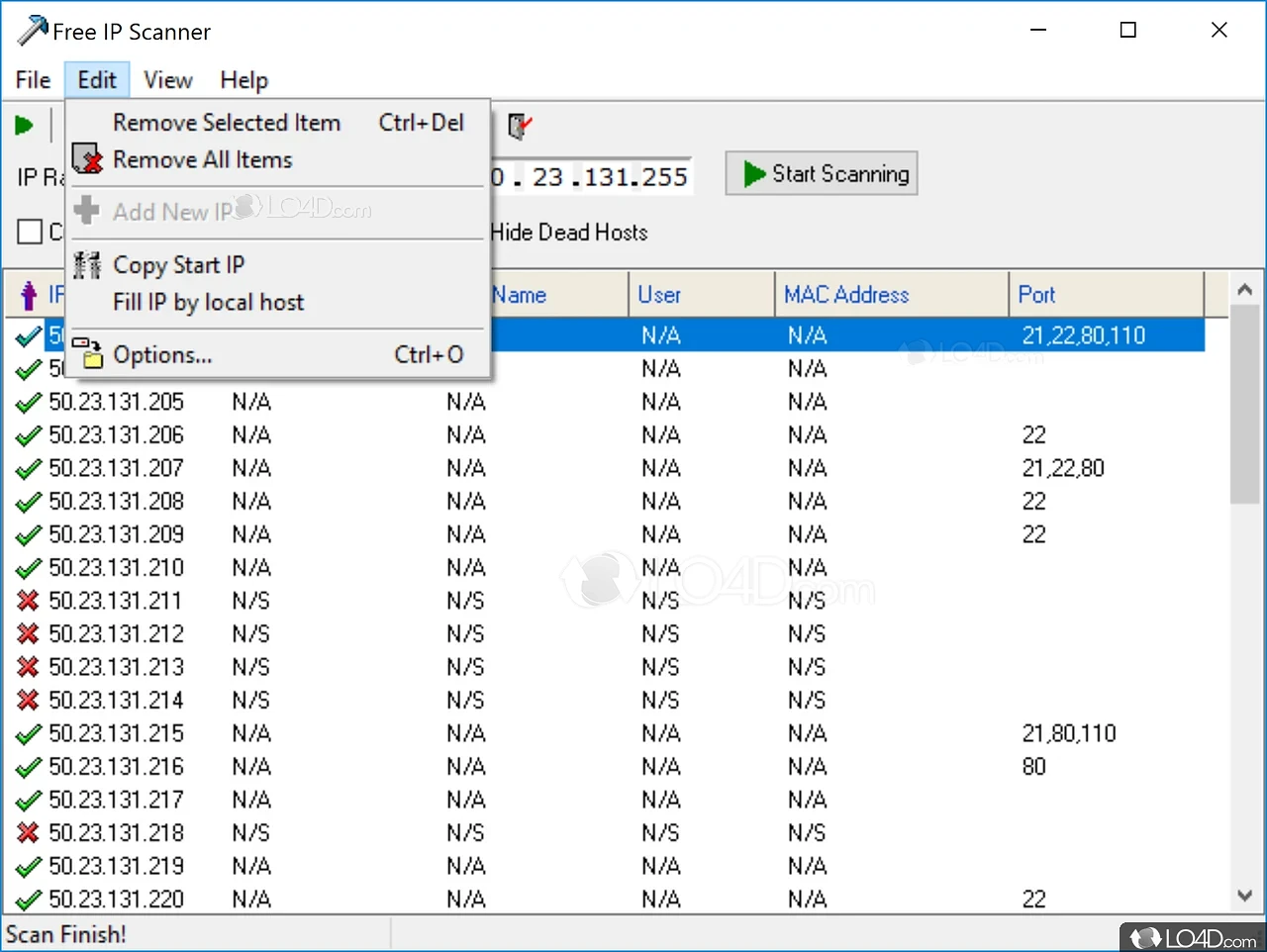 IP Address Scanner - IP Scanner (FREE TRIAL)