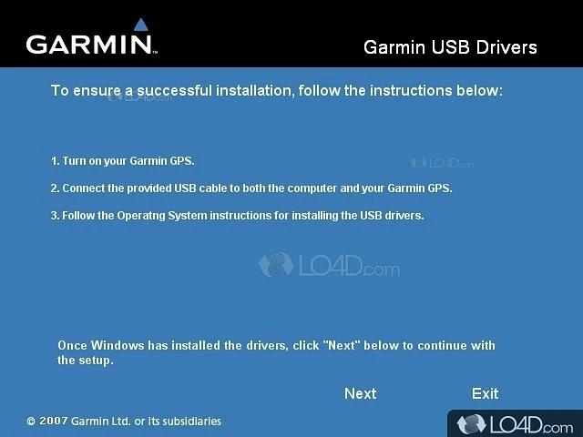 Garmin USB Drivers