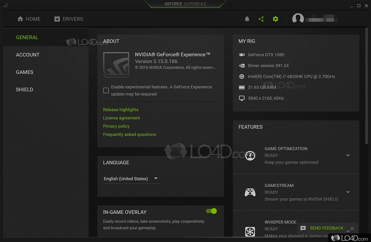 GeForce Experience Download