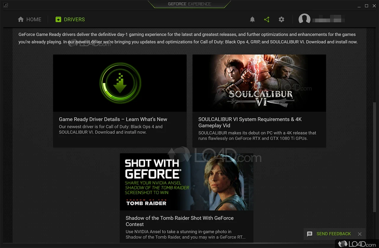 Geforce experience windows on sale 7