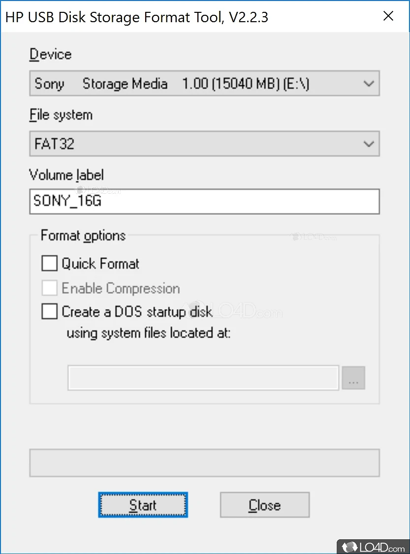 Rust Tyranny distrikt HP USB Disk Storage Format Tool - Download