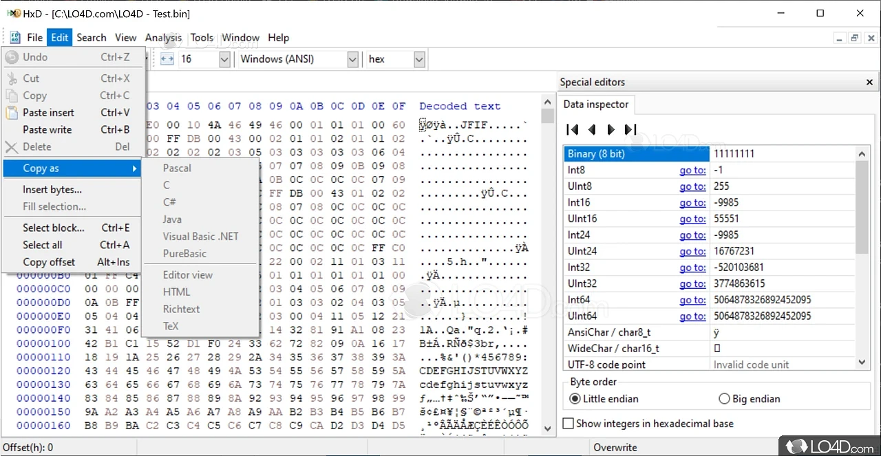 Hxd Hex Editor 010 Editor Pro Text/Hex Editor | Edit 280+ Formats