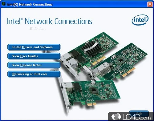 Enable the internet - Screenshot of Intel Network Adapter Driver