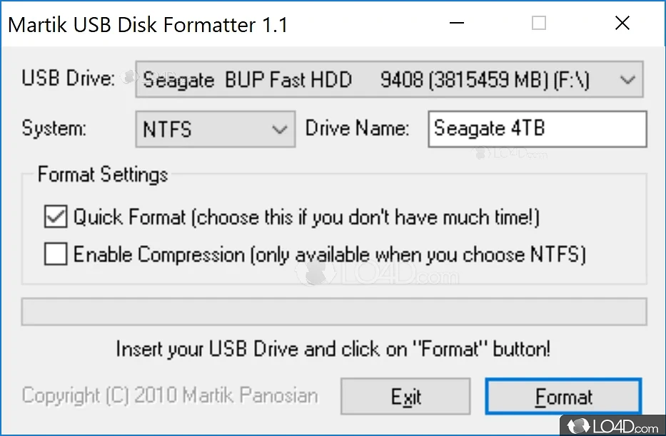 Usb disk format. USB format. Disk Formatter.