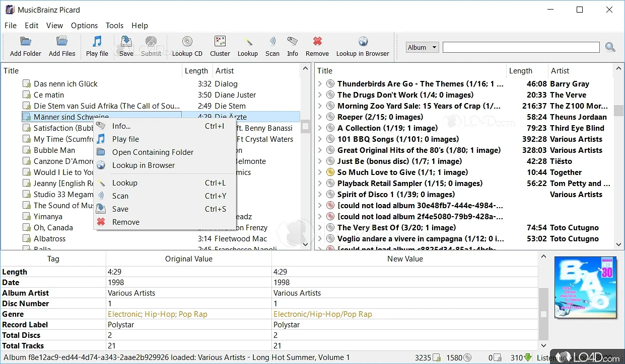 File:MusicBrainz Picard 2.5.5 screenshot.png - Wikimedia Commons