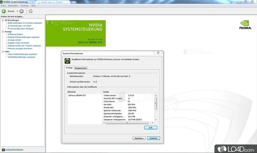 Provides support for the latest GeForce chips on Windows - Screenshot of NVIDIA GeForce Drivers for Windows