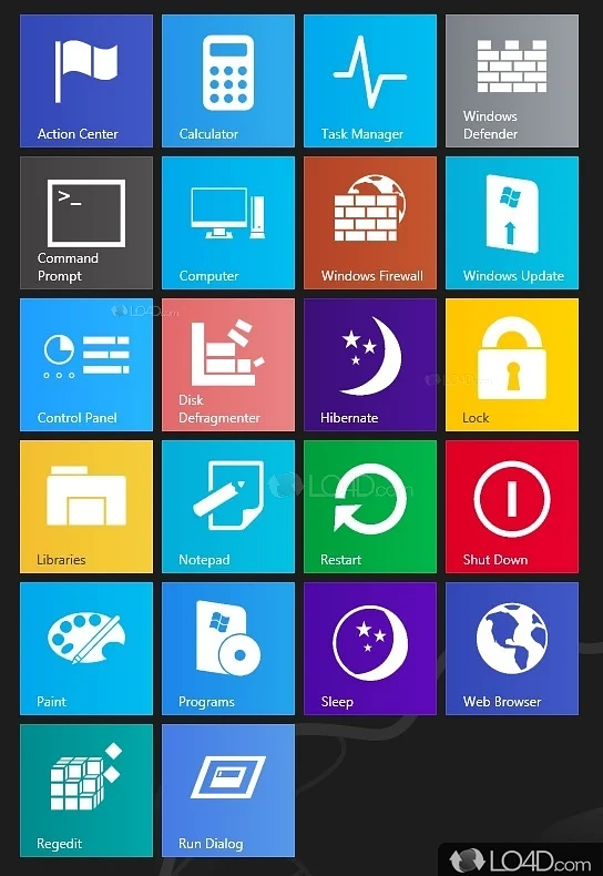 Create custom Windows 8 tiles - Screenshot of OblyTile