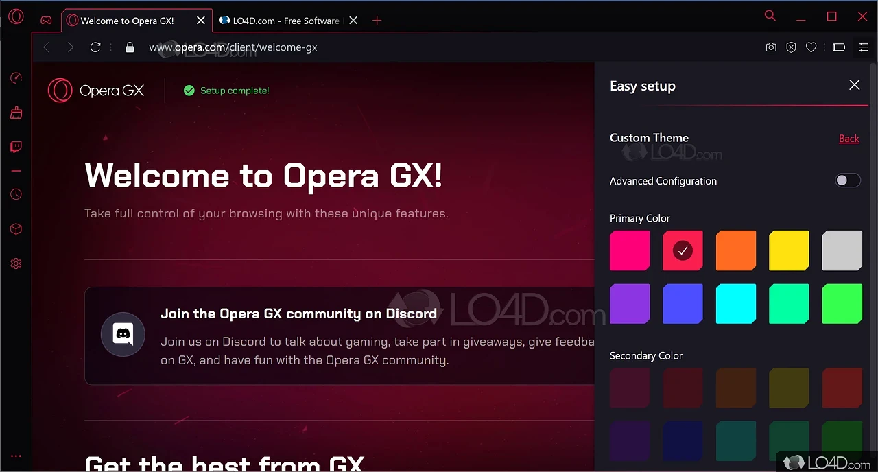 Opera GX GAMING BROWSER, Opera for Laptop/PC/Computers