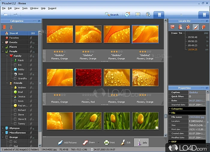 PicaJet Photo Organizer - Download