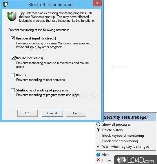 form pop Erklæring Security Task Manager - Download