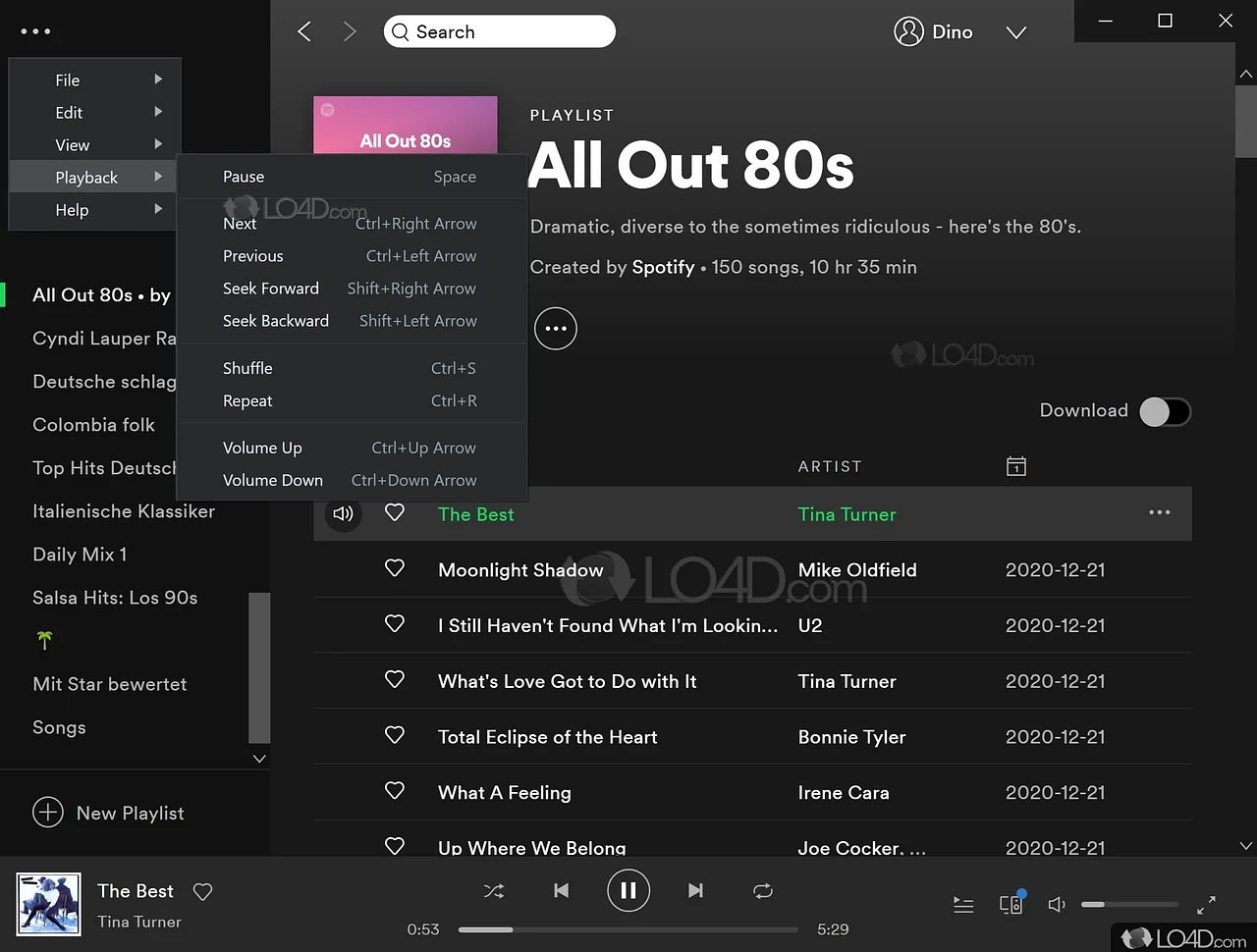 Spotify 1.2 - Download for PC Free