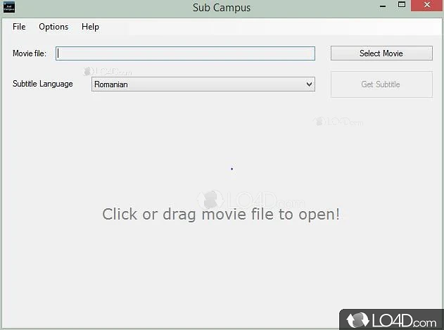 Sub Campus: User interface - Screenshot of Sub Campus