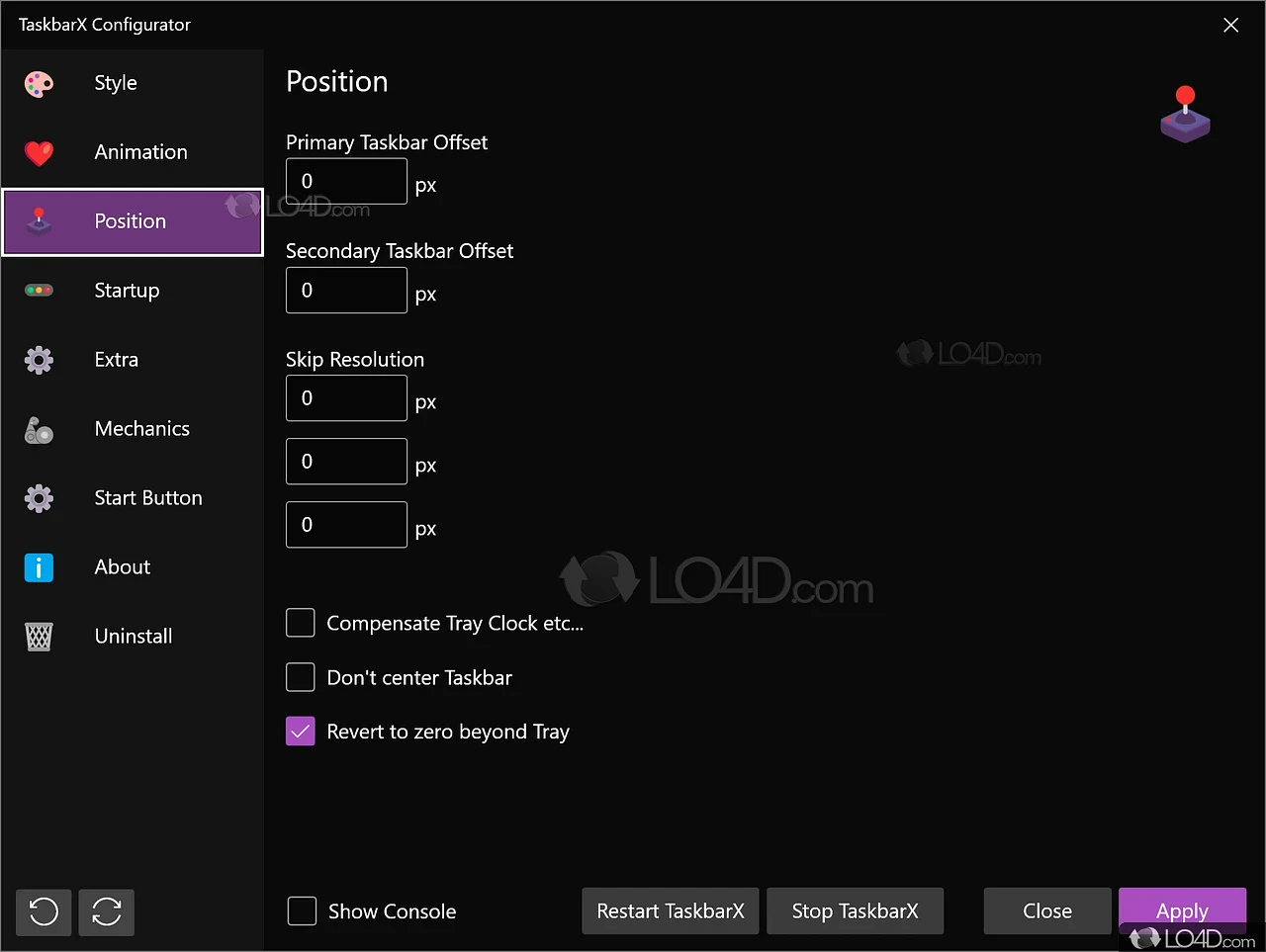 Taskbarx Configurator Bug: Switch To Default Taskbar On Maximized
