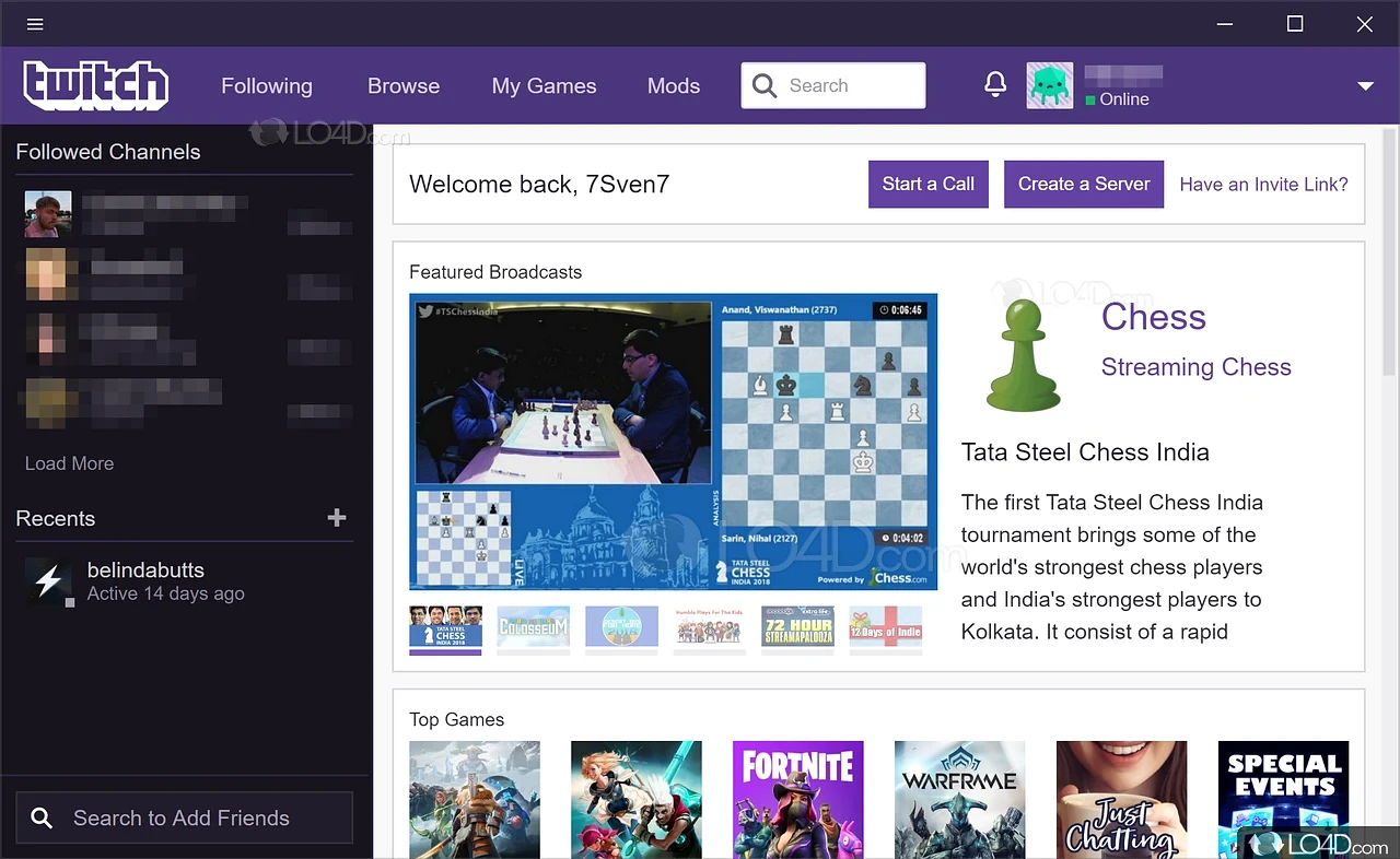 Twitch Desktop App - Download