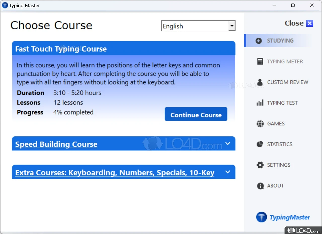 Typingmaster Premium, Free trial & download available