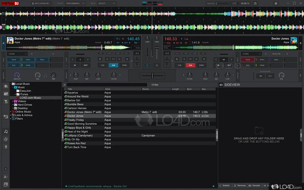 virtual dj mixer software