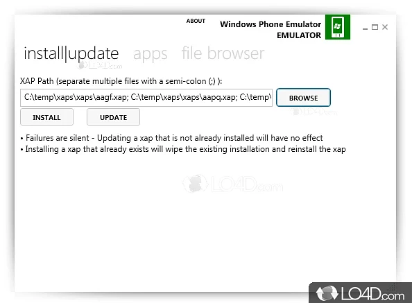 The Windows Phone app for Desktop can Help you Manage your Device - Screenshot of Windows Phone Power Tools