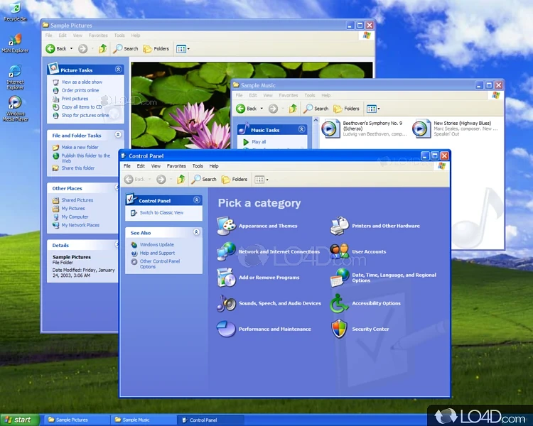 Windows XP Service Pack 2 screenshot