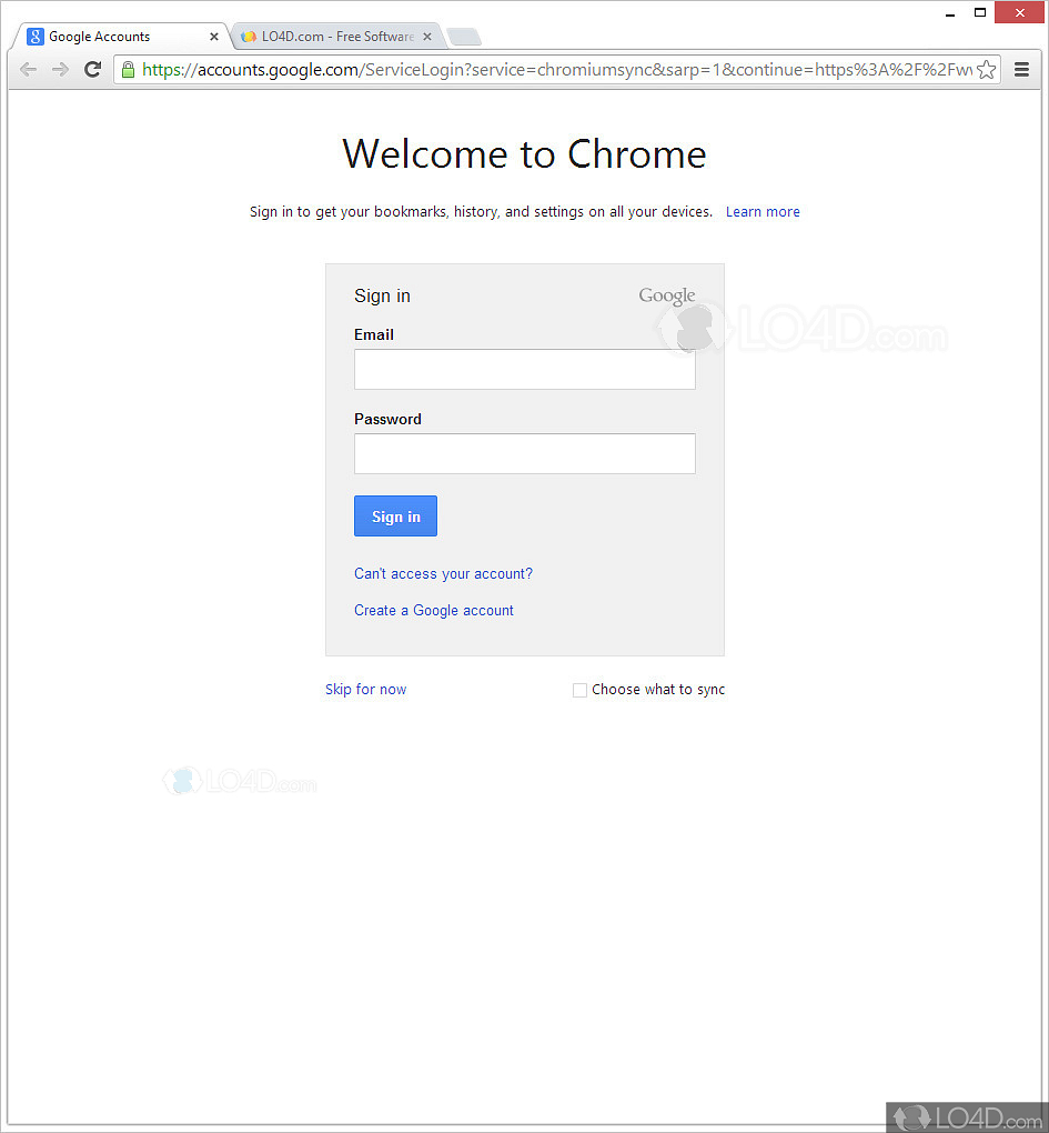 google chrome installation
