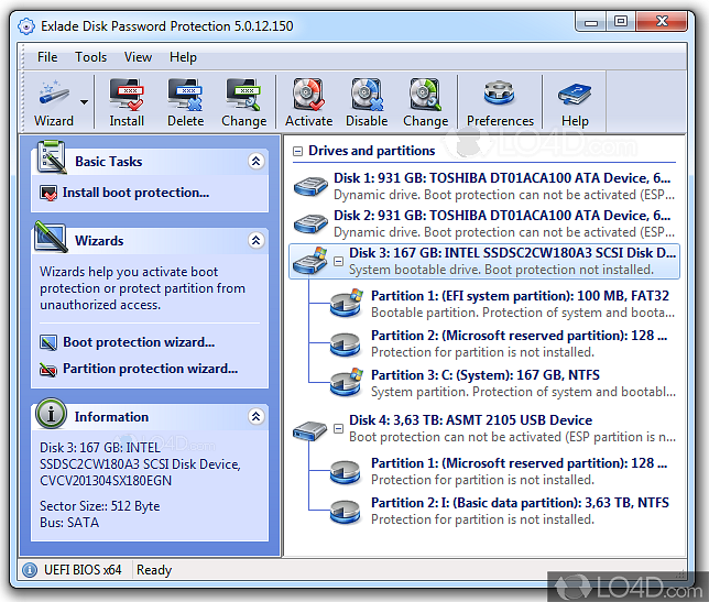 Disk Password Protection 04 - LO4D.com