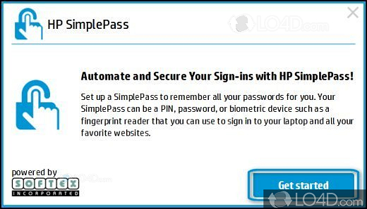 hp simplepass identity protection software