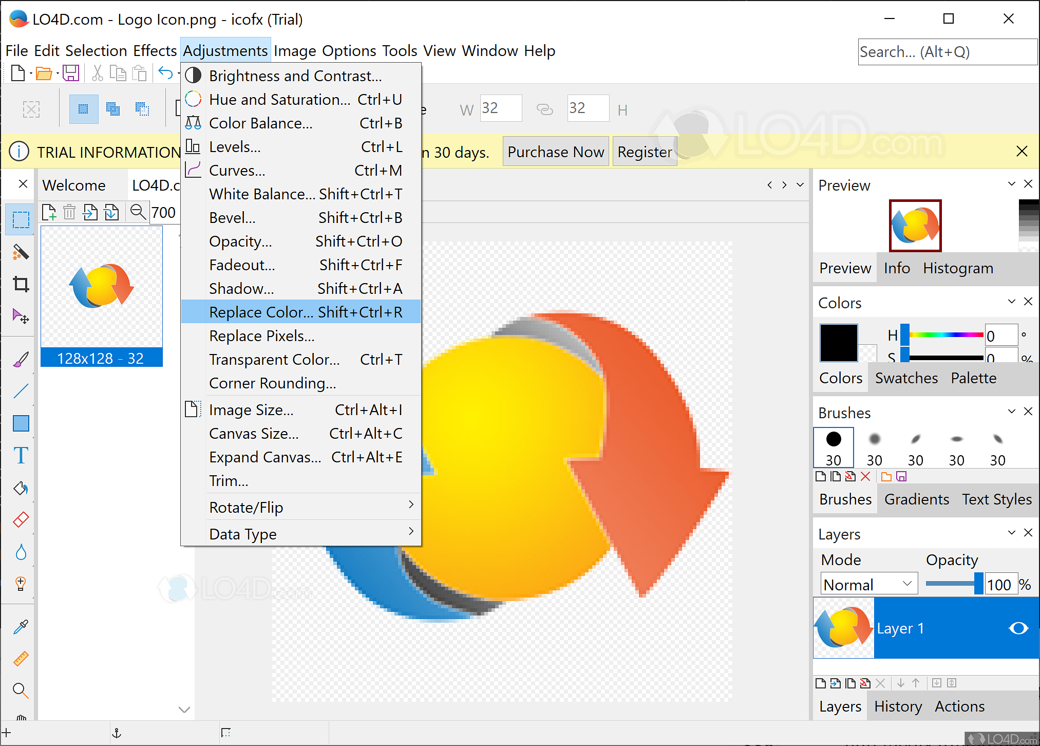 download the new version for windows IcoFX 3.9.0
