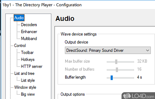 Audio player with tag editor - Screenshot of 1by1