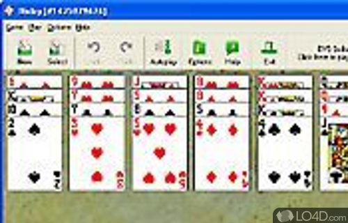 Screenshot of First Solitaire - User interface