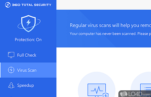 Antivirus protection powered by three distinct engines - Screenshot of 360 Total Security