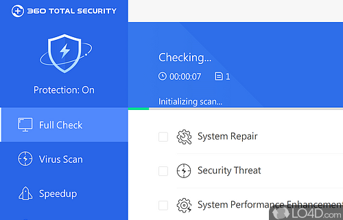 Multiple engine antivirus protection - Screenshot of 360 Total Security