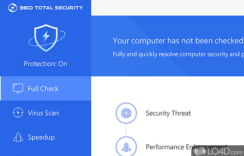Feature-packed software solution that provides users with a powerful antivirus, a junk cleaner - Screenshot of 360 Total Security