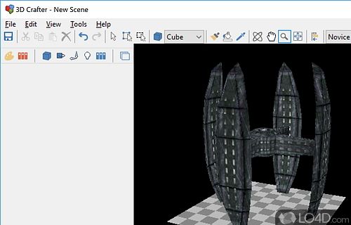 User interface - Screenshot of 3DCrafter
