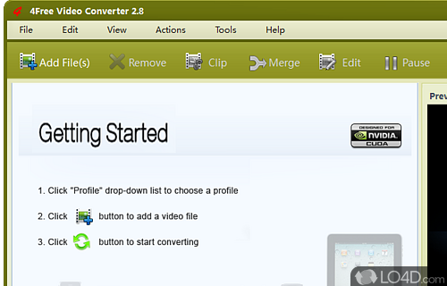 4Free Video Converter Screenshot