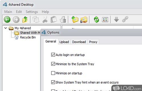 4shared Desktop Screenshot