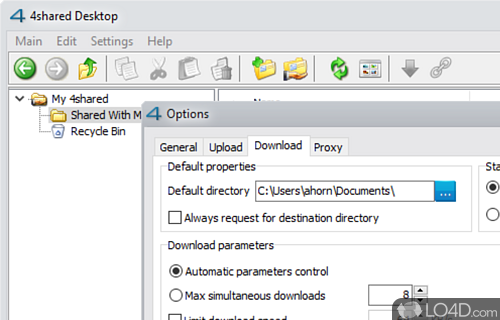 4shared Desktop screenshot