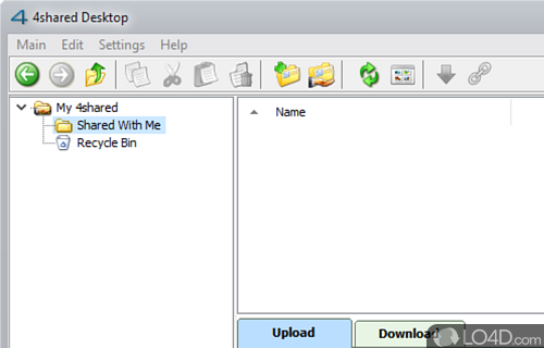 4shared Desktop Screenshot