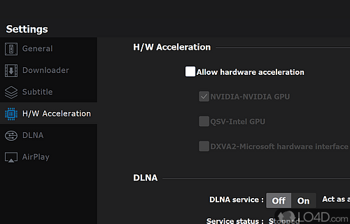 In-built hardware accelerator - Screenshot of 5KPlayer