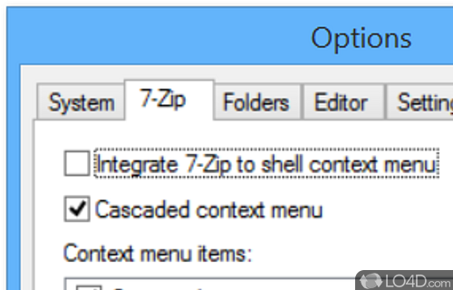 GPU archiver with high compression ratio - Screenshot of 7-Zip Portable
