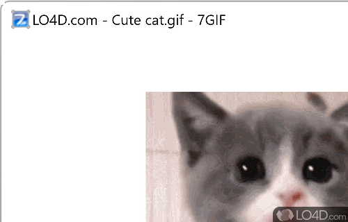 Full-featured animated GIF player that is able to change the playback speed - Screenshot of 7GIF