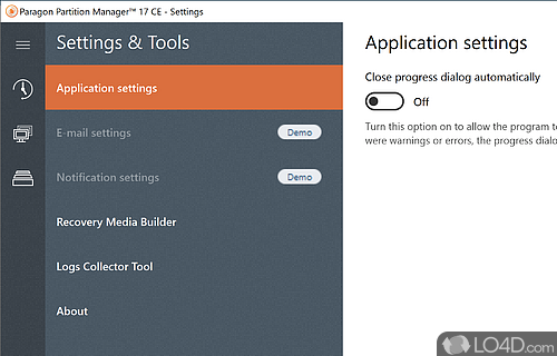 Paragon Partition Manager Free screenshot