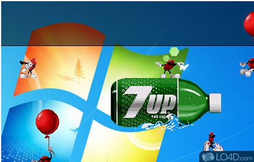 Screenshot of 7up Cool Spot Deskmate - User interface