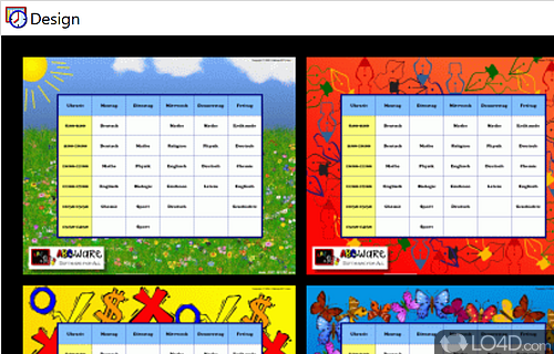 User interface - Screenshot of ABC Timetable