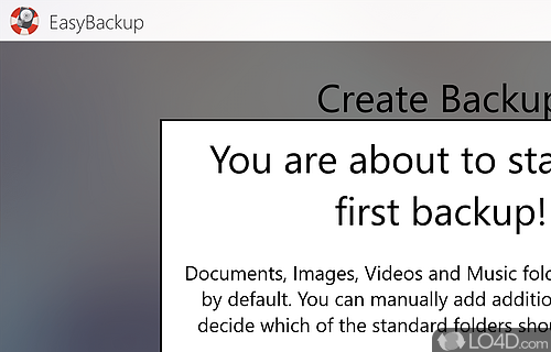 Manage backup jobs, run full and incremental backups, restore files - Screenshot of EasyBackup
