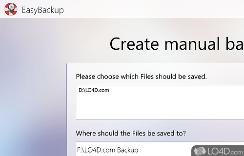 EasyBackup screenshot