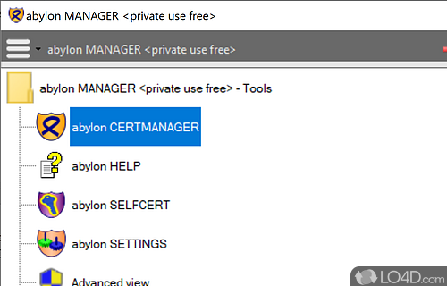 Several configuration settings - Screenshot of abylon READER