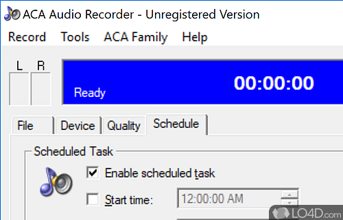 ACA Audio Recorder screenshot