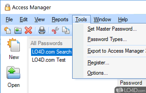 Access Manager screenshot